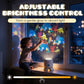 Projetor LED giratório com efeitos de iluminação dinâmicos