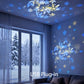 Projetor LED giratório com efeitos de iluminação dinâmicos