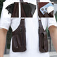 Mochila tática masculina antirroubo com vários bolsos e alças duplas
