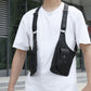 Mochila tática masculina antirroubo com vários bolsos e alças duplas
