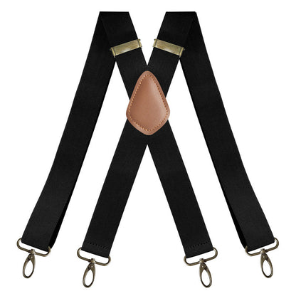 📢50% de desconto por tempo limitado!! 🔥🖤Suspensórios masculinos com fecho em X e ganchos✨