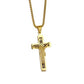 ✝️ 50% DE DESCONTO! ⏰ Colar com pingente de cruz, delicado e de elegância atemporal – Acabamento impecável, aço inoxidável e brilho sutil – perfeito para o dia a dia ou como um presente especial 💛