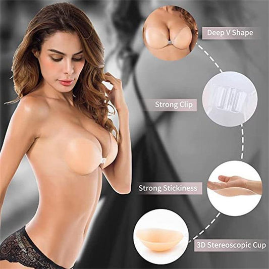 Adesivos colantes invisíveis push-up