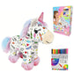 ☁️🦄🌈Kit de unicórnio de pelúcia para colorir DIY