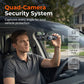 ✨ Câmera de estacionamento Eagle Eye 360° – 1080P, visualização em 4 direções, Wi-Fi 📹