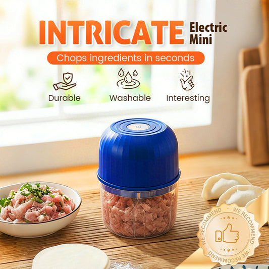 ⚡ 50% DE DESCONTO – Picador Elétrico Mini de Alimentos Sem Fio | Rápido, prático & fácil de limpar