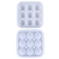 Molde de silicone para bola de gelo em formato de bola de futebol
