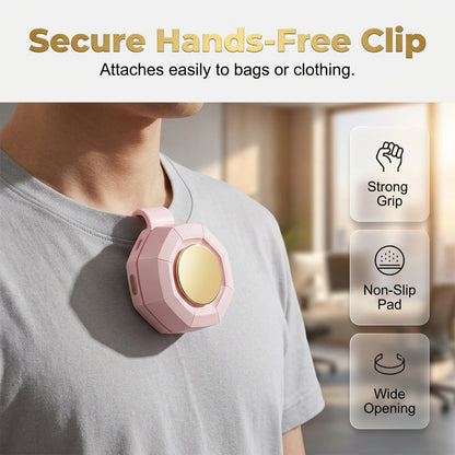 Mini ventilador portátil com clipe para resfriamento