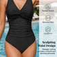 Maiô feminino de uma peça com controle abdominal