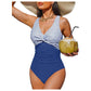 Maiô feminino de uma peça com controle abdominal