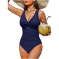 Maiô feminino de uma peça com controle abdominal