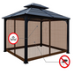 🌞 Promoção Imperdível de Verão: 50% de desconto em tela mosquiteira universal para gazebo