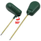 Detector de solo 3 em 1 com visor de ponteiro