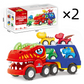 🦕🚛Caminhão de transporte de dinossauros de dois andares (brinquedo)