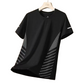 T-shirts desportivas respiráveis e de secagem rápida para homem