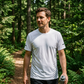 T-shirts desportivas respiráveis e de secagem rápida para homem