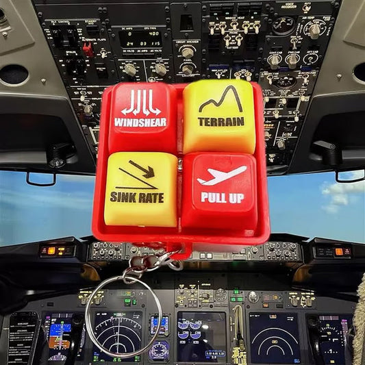 Simulador de som de alerta da Airbus com chaveiro