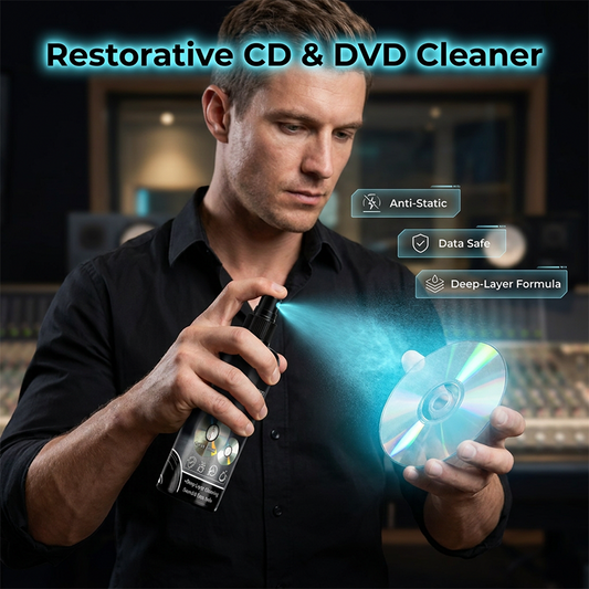 📢📢50% DE DESCONTO!! ⏰Spray antiestático para limpeza de discos de vinil. Limpador profissional para discos de vinil.