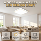 💡50% de desconto exclusivo | Luminária de teto LED moderna e minimalista | Luminária quadrada de embutir que protege os olhos | Luminária de teto dimerizável com 3 cores para sala de estar, cozinha e escritório
