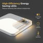 💡50% de desconto exclusivo | Luminária de teto LED moderna e minimalista | Luminária quadrada de embutir que protege os olhos | Luminária de teto dimerizável com 3 cores para sala de estar, cozinha e escritório