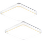 💡50% de desconto exclusivo | Luminária de teto LED moderna e minimalista | Luminária quadrada de embutir que protege os olhos | Luminária de teto dimerizável com 3 cores para sala de estar, cozinha e escritório