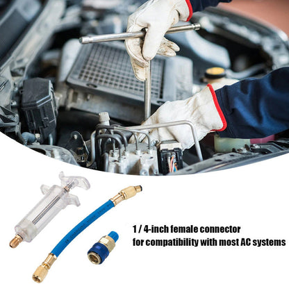 🔧 50% OFF – Injetor de corante para AC (sistema de ar condicionado) | Localiza fugas de óleo com precisão, fácil de usa