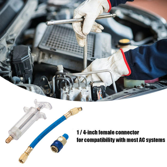🔧 50% OFF – Injetor de corante para AC (sistema de ar condicionado) | Localiza fugas de óleo com precisão, fácil de usa