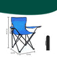 Cadeira de camping dobrável e portátil com porta-copos