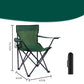 Cadeira de camping dobrável e portátil com porta-copos