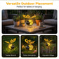🌙🍃🪴 OFERTA POR TEMPO LIMITADO: 50% DE DESCONTO! Luminária solar de abelha para pendurar – Brilho âmbar quente, sem cintilação, perfeita para festas no jardim, acampamentos ou quartos infantis – Espalhe alegria dia e noite 🌞🌜