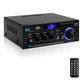 🎤 50% DE DESCONTO AGORA! 🔥 Amplificador de Karaokê Digital com Bluetooth e USB — Som Estéreo Hi-Fi, Controle de Eco