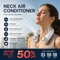 🥳PROMOÇÃO DE 2026🥳💨 50% DE DESCONTO!🍃 Ventilador de pescoço com ar condicionado – Ultra-silencioso, rotação de 360°, 3 velocidades. Refresco sem usar as mãos, bateria de longa duração. Imprescindível para o verão! 😎🌬️