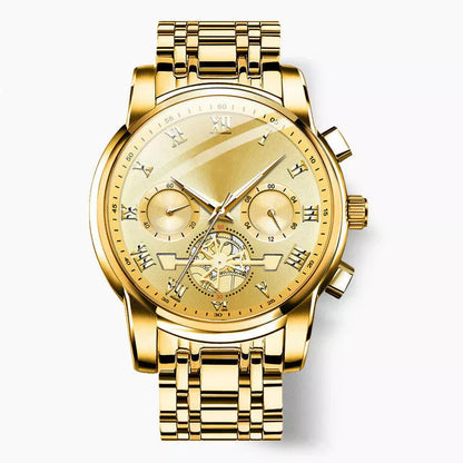 Lyxig design Dodecagon Quartz Watch Ny multifunktionell armbandsur för män